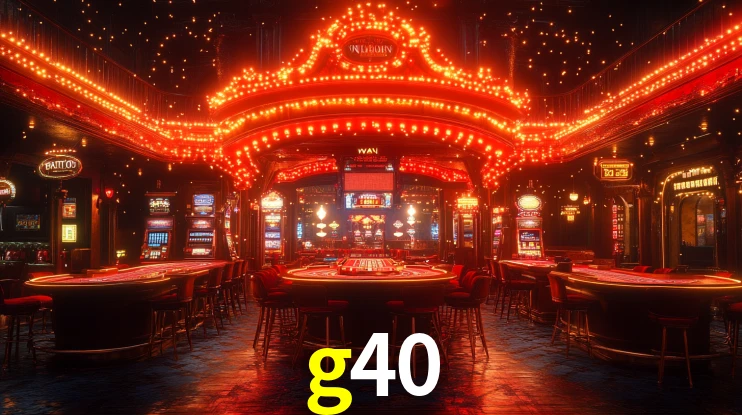 Sinta a adrenalina dos jogos de cassino com g40